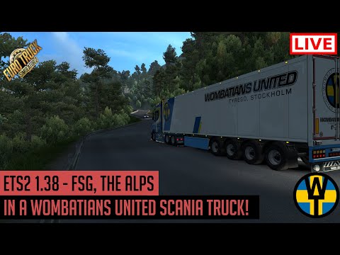 ETS2 1.38 - Hauling on FSG through the Alps