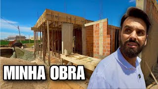 45 DIAS DE OBRA NA MINHA CASA - DIA DE BATER LAJE