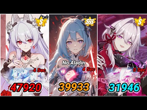 MA EX: SSS Heimdall (47920); SSS Pishacha (39933); Alien Guard (31946) - Honkai Impact 3 v7.5 Week 2
