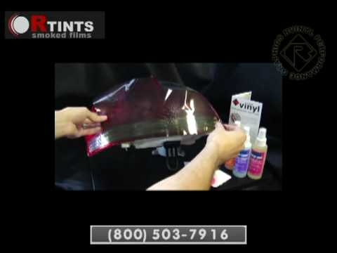 Tail Light Tint Film Overlay - Installation