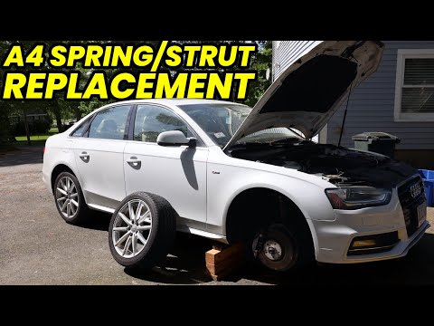 Audi A4 Strut and Spring Replacement (B8, B8.5)
