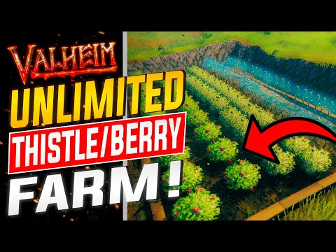 Valheim - Most Efficient Ways To FARM Thistle, Berries & Mushrooms // Build Guide
