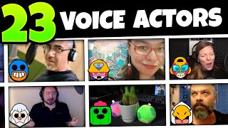 ALL Brawl Stars Voice Actors (2021) video