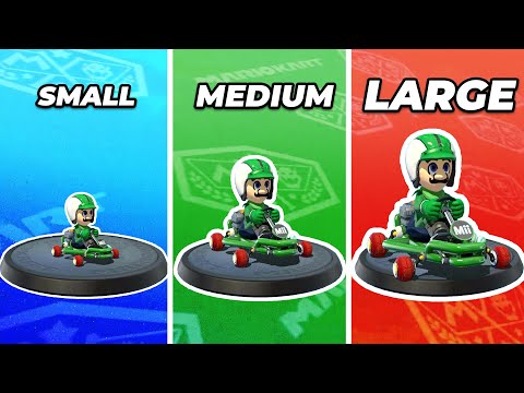 What size Mii is the best for Mario Kart 8 Deluxe?