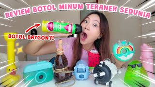 Download lagu REVIEW OF THE WEIRDEST DRINKING BOTTLES ON SHOPEE 😭🤯😱 SLIME BOTTLES, BAYGON BOTTLES mp3