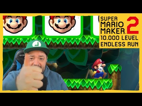 1857+ | 10K Endless RUN | 10000 Level Mario Maker 2 Challenge