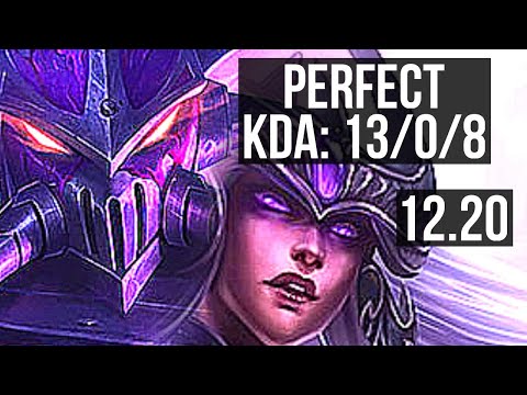 KASSADIN vs SYNDRA (MID) | 13/0/8, Legendary, 300+ games | EUW Diamond | 12.20