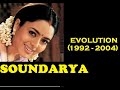 SOUNDARYA EVOLUTION 1992 2004 Movies Tribute To Indian Actress Soundarya Spirichual Kreatures