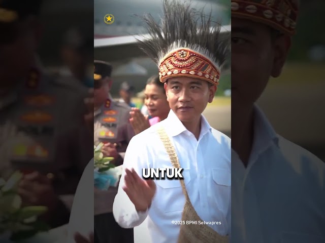 Wapres dan Ibu Selvi Disambut Meriah Tarian Adat Papua di Manokwari