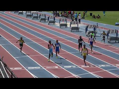 Boys 100m Dash 11-12 Year Old Heat 4 - 44th Annual Northwest Track and Field Classic 2019