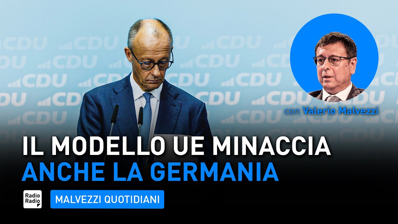 Non solo l'Italia: anche la GERMANIA non regge più il MODELLO UE