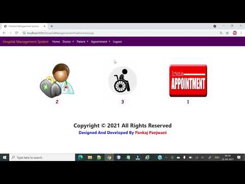 Hospital Management System || JSP Mysql Project
