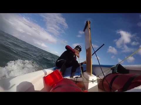 Sailing An Optimist Downwind - 'Kiting' An Opti With Fletcher