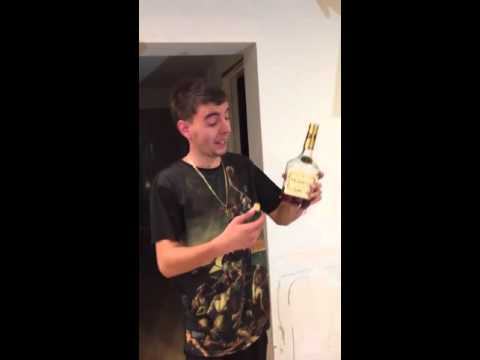 Crazy Dude Guzzles A Whole Bottle Of Hennessy  New Video