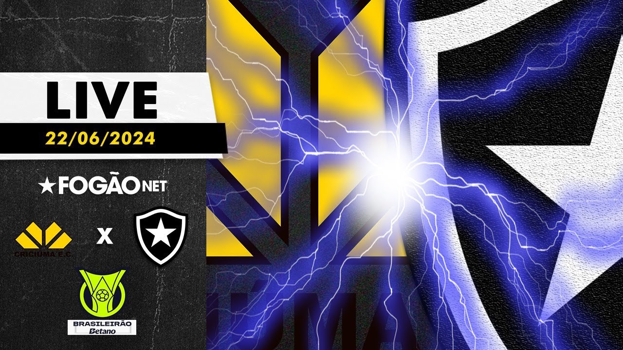 LIVE | Pré-jogo de Criciúma x Botafogo pelo Campeonato Brasileiro 2024