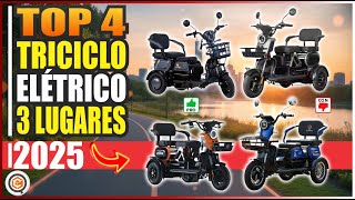 Triciclos Elétricos 3 Lugares 2025: TOP 4 Mais Estáveis pra Família!