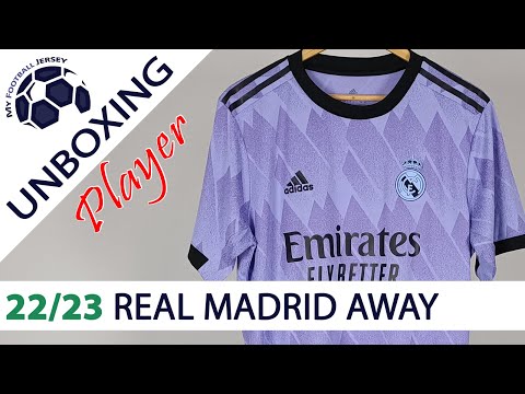 Real Madrid Away Jersey 22/23 Kross (JJSport24) Player Version Unboxing Review