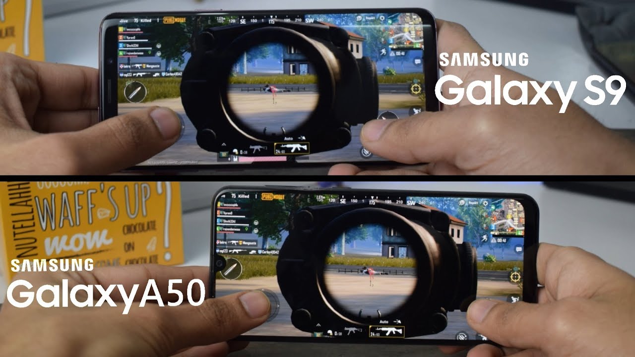 Samsung Galaxy A50 vs Galaxy S9 - Gaming Comparison!!!
