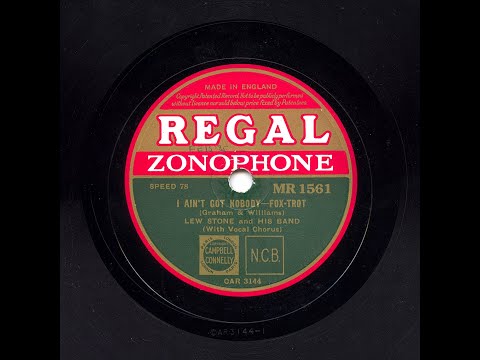 Lew Stone And His Band - I Ain't Got Nobody (HOT!!)