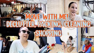 DECLUTTERING, PACKING, CLEANING, MOVING VLOG! CLEANING MOTIVATION! DITL OF A SAHM! MOVE WITH ME!