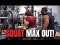 MAXING OUT IN SQUATS! | Daily Gains #12