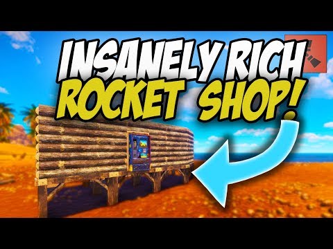 Raiding INSANELY Rich Shop! They Sold ROCKETS! - Rust Solo #4