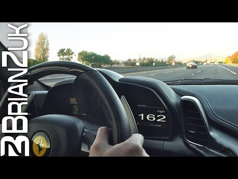 170 MPH In A Ferrari 458 Italia