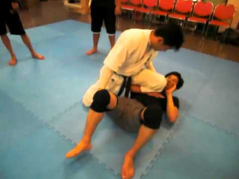 尼崎総合格闘技ジム　　アキレス健固め返し～膝十字固め　2013年11月19日（火）