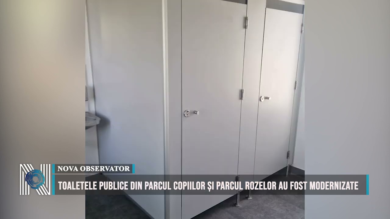 Toaletele publice din Parcul Copiilor și Parcul Rozelor au fost modernizate