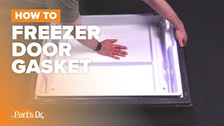 How to Replace Freezer Door Gasket part # WR14X36194 on Your GE Refrigerator