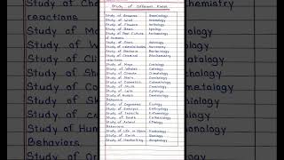 Study of Different Fields ||