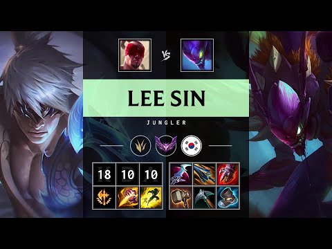 Lee Sin Jungle vs Kha'Zix: Legendary - KR Master Patch 14.23