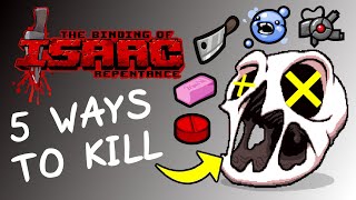 5 easy/fun Ways to kill Delirium! The Binding of Isaac Repentance
