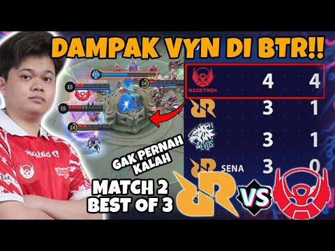 VYN DAMPAK BESAR UNTUK BTR?? PERUBAHAN GAMEPLAY BTR YG MENAKJUBKAN!! RRQ VS BTR MATCH 2