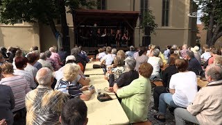 Reportage über das 2. Open Air Gospelkonzert auf dem Altmarkt in Hohenmölsen, mit Interviews von Besuchern und Konzertteilnehmern sowie Aufnahmen von der Bühne mit der Amerikanischen Sängerin Adrienne Morgan Hammond und dem Chor Celebrate, Burgenlandkreis.
