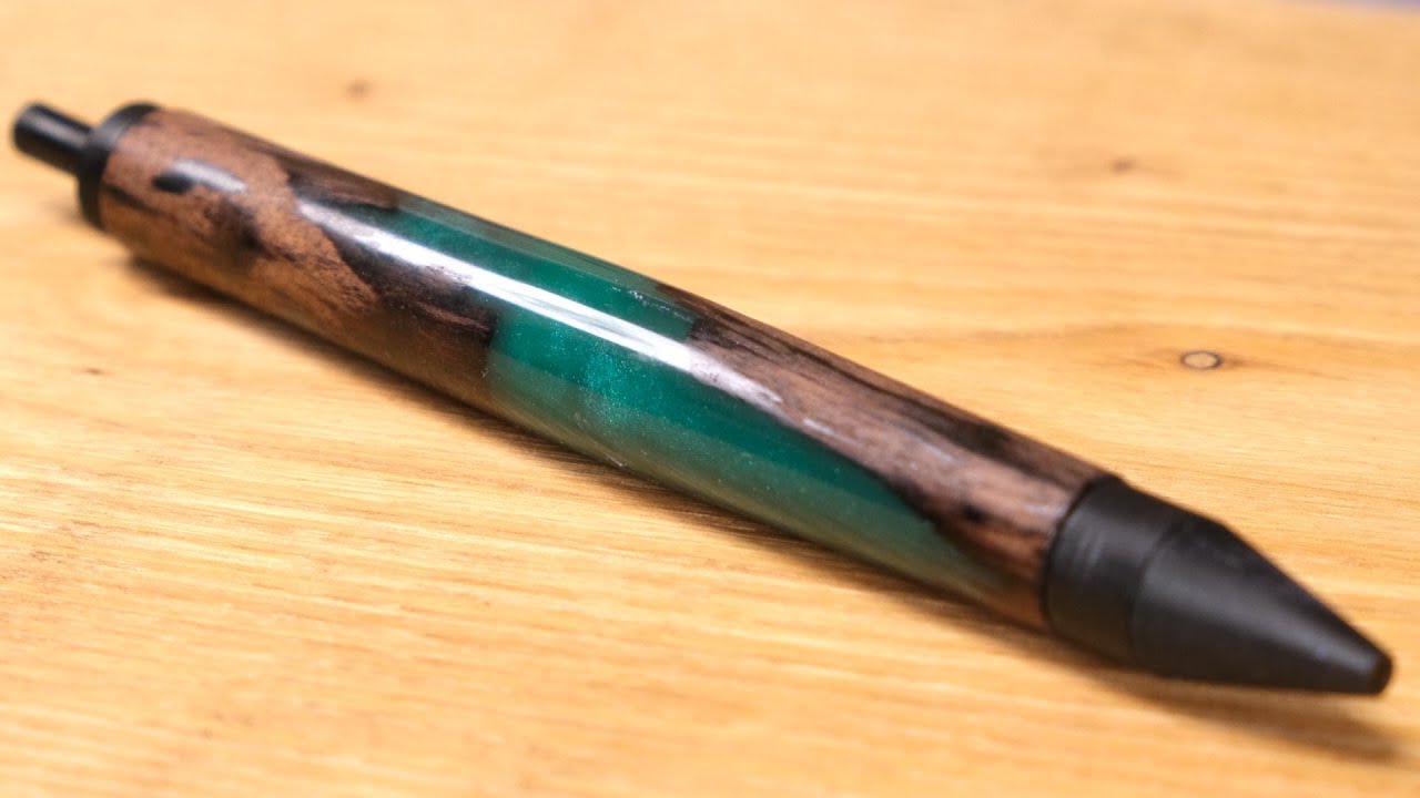 【DIY】拾った流木でレジンペンを作ってみた。Making a Driftwood Resin Pen