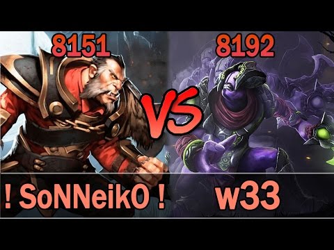 Dota 2 - ! SoNNeikO ! as Lycan vs w33 as Faceless Void | Ranked Match