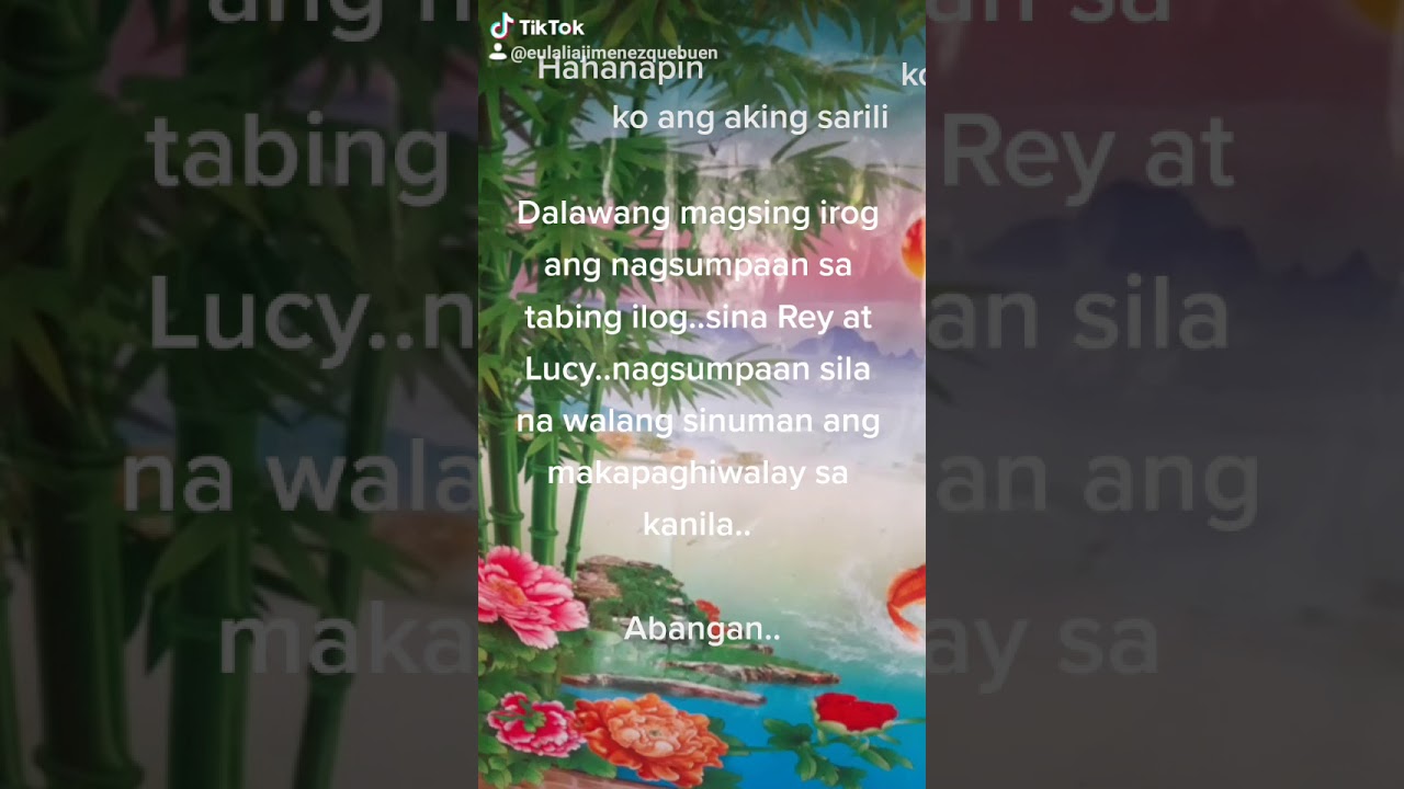 Hahanapin ko ang aking sarili isang kwento....