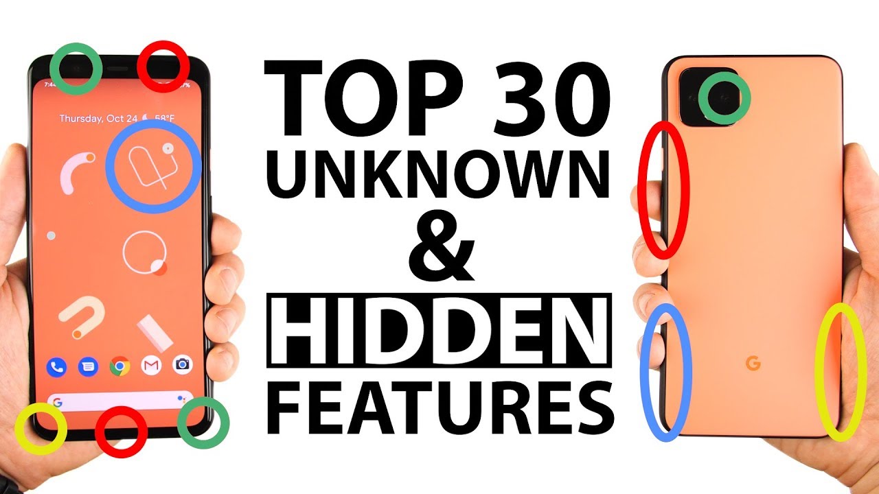 Top 30 Unknown / Hidden Google Pixel 4 XL Features!