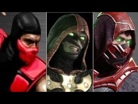 MORTAL KOMBAT ERMAC Evolution All Skins Costumes MK3 - MORTAL KOMBAT 11