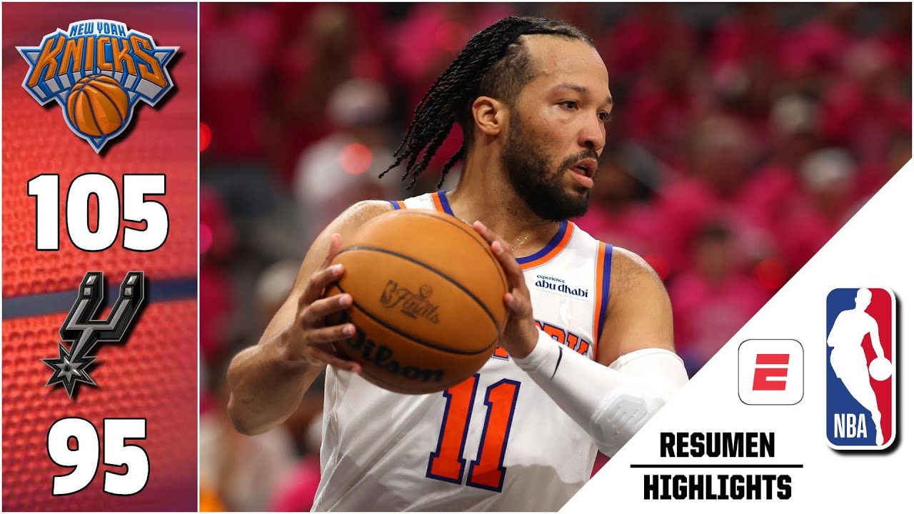 NEW YORK KNICKS 105-95 SAN ANTONIO SPURS | Finales de NBA Juego 1 | Highlights | Resumen