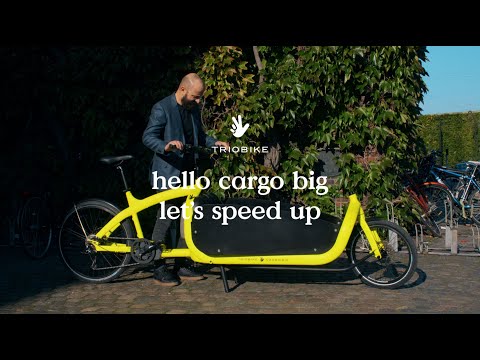 Triobike Mid Drive - Hello Cargo Big, Let's Speed Up