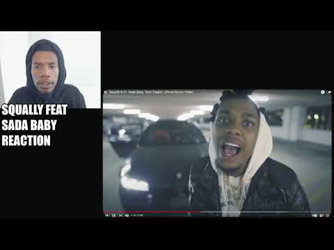 Squally G Ft  Sada Baby Ain't Trippin Official Music Video - REACTION - ISSA BANGER