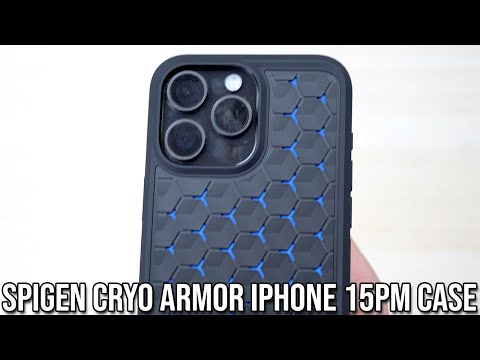 Чехол Spigen Cryo Armor с ArcticFlow технологией для iPhone 15 Pro Max (2023) - Matte Black - фото 1 - id-p1950885638