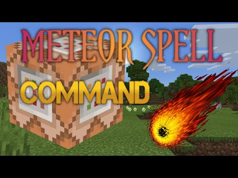 Meteor Spell Command | Minecraft Bedrock Edition, Xbox, MCPE