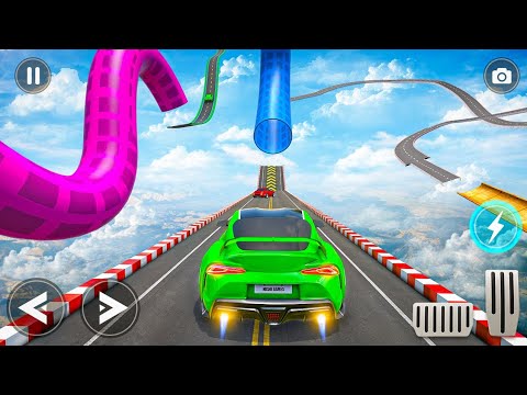 Car Driving Impossible Ramp Track Challenge Gameplay 