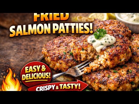 Easy Crispy Salmon Patties Recipe | Quick Dinner