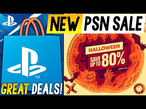 NEW PSN SALE LIVE NOW! PSN HALLOWEEN SALE 2025 TONS OF GREAT PSN DEALS (NEW PlayStation Deals 2025)