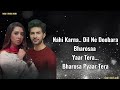 Bharosa Pyar Tera OST Lyrics - Sahir Ali Bagga | Adeel Chaudhry & Komal Aziz Khan | Maryam | Mikaal