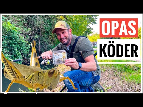 Angeln wie Opa - Uralte Köder fangen immer noch - Angeln am Bach